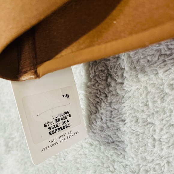 LIVELY Bra Women Size 36 A Brown Espresso Wireless Intimate Padded lingerie Hook - Picture 11 of 16